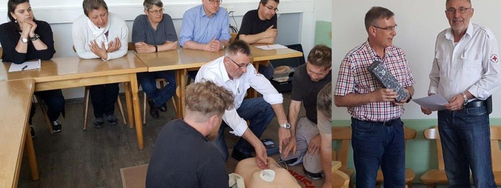 Wochenzeitung - Nördlingen - Defibrillator Schulung