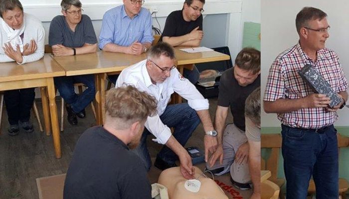 Wochenzeitung - Nördlingen - Defibrillator Schulung
