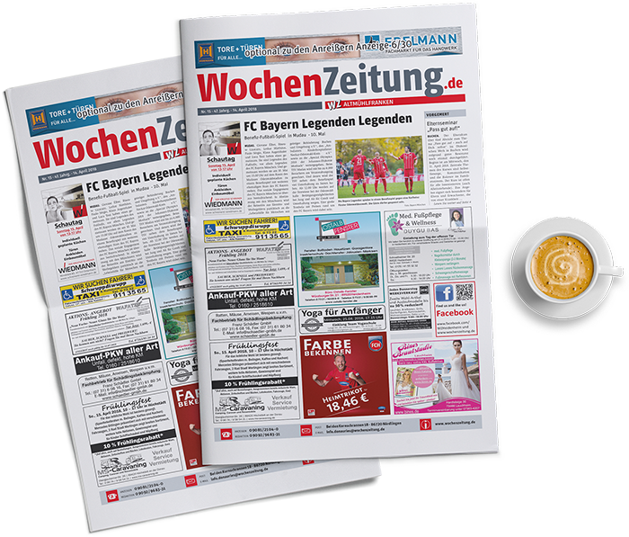 Wochenzeitung - Mockup