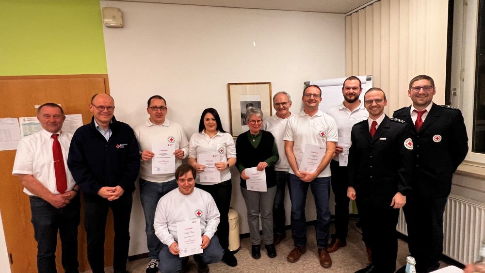 Ehrenamtliche Sanitäter luden zum Neujahresempfang