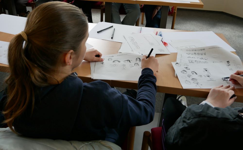 Stadt- und Schulbücherei Gunzenhausen organisierte Workshop für Jugendliche zum Thema Tagebuch-Comic