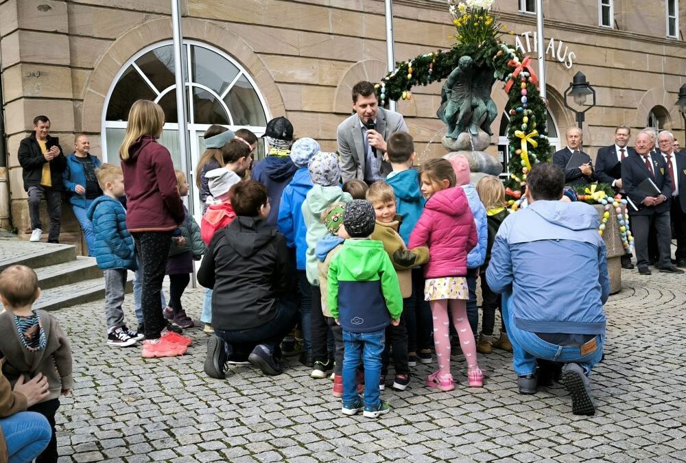 Drei Müller Brunnen in Pleinfeld in Betrieb genommen