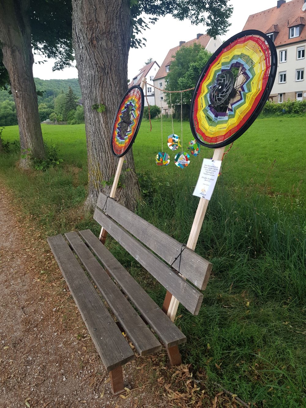 Bankdekoration des Ev. Kindergarten(1)