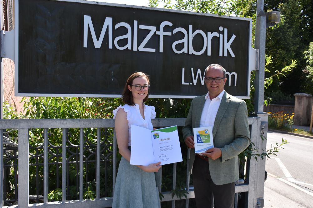 Nr. 2024_154 Mälzerei Wurm ist erneut Mitglied im Umweltpakt Bayern