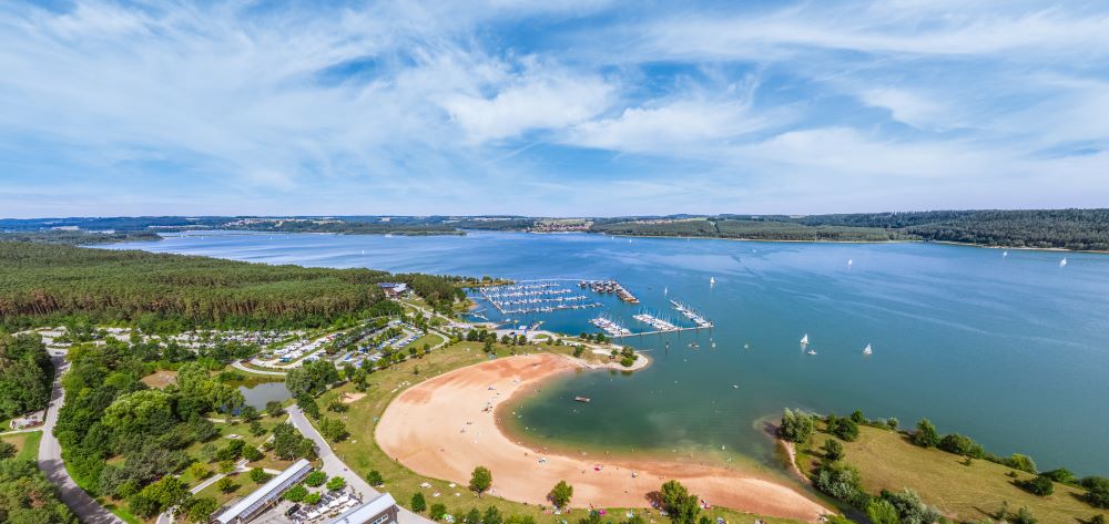 Panoramablick über den Brombachsee-TV Fränkisches seenland, multimaps360°