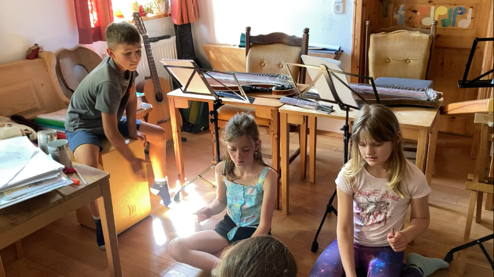 Probe mit Percussion Projekt Tierisch musikalisch