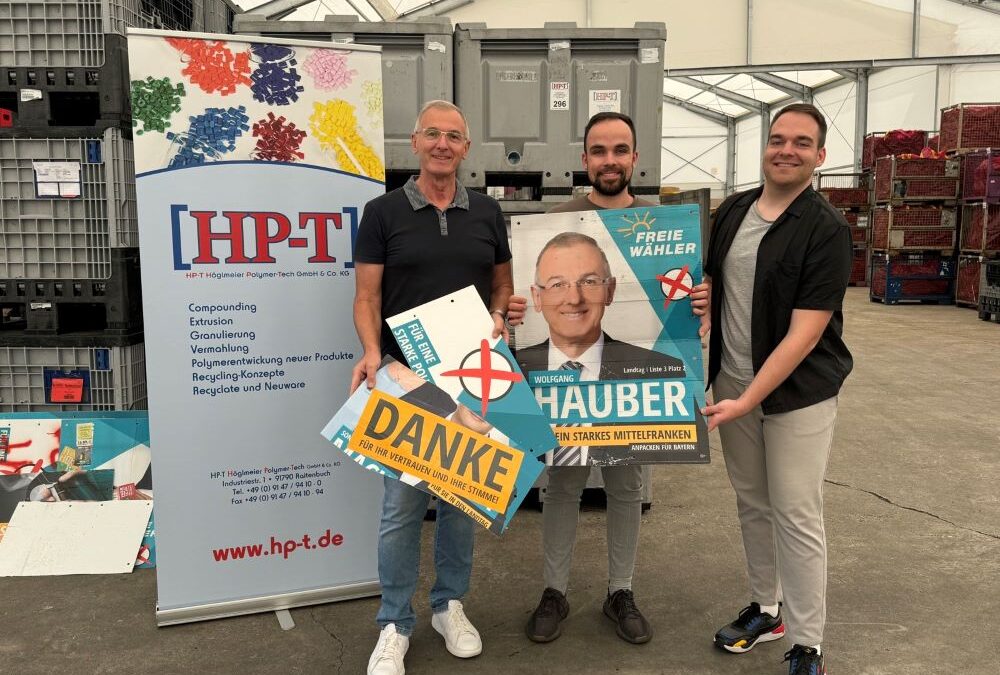 Wie Wahlplakate eine zweite Verwendung finden können