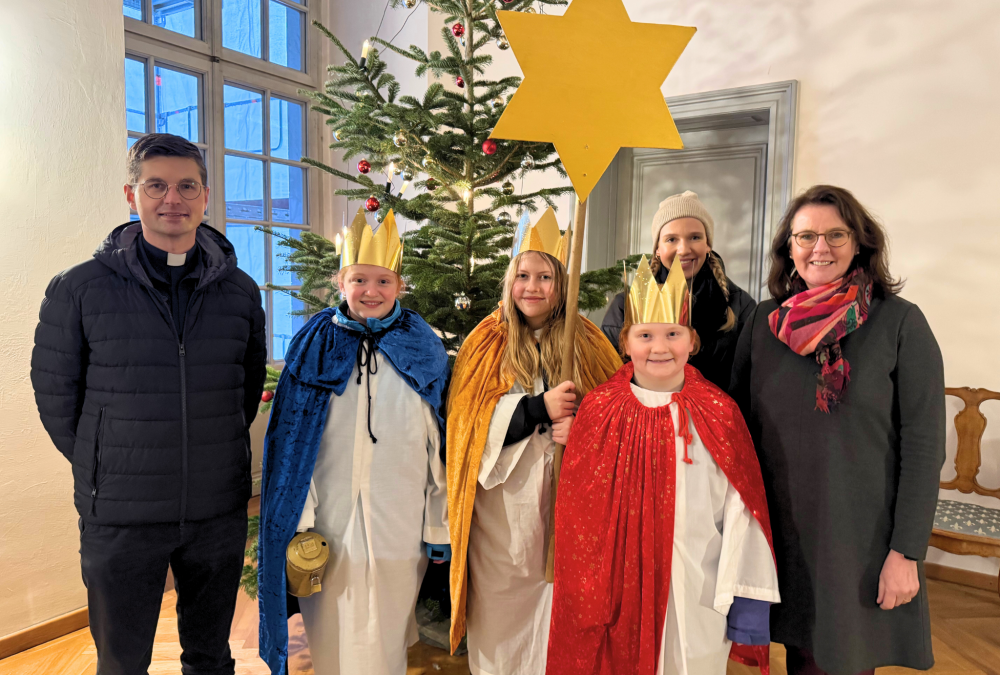 Sternsinger bei der Regierung von Mittelfranken