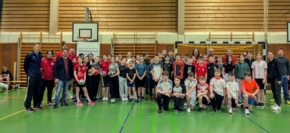 Handball-Aktionstag an der Wirtschaftsschule Gunzenhausen