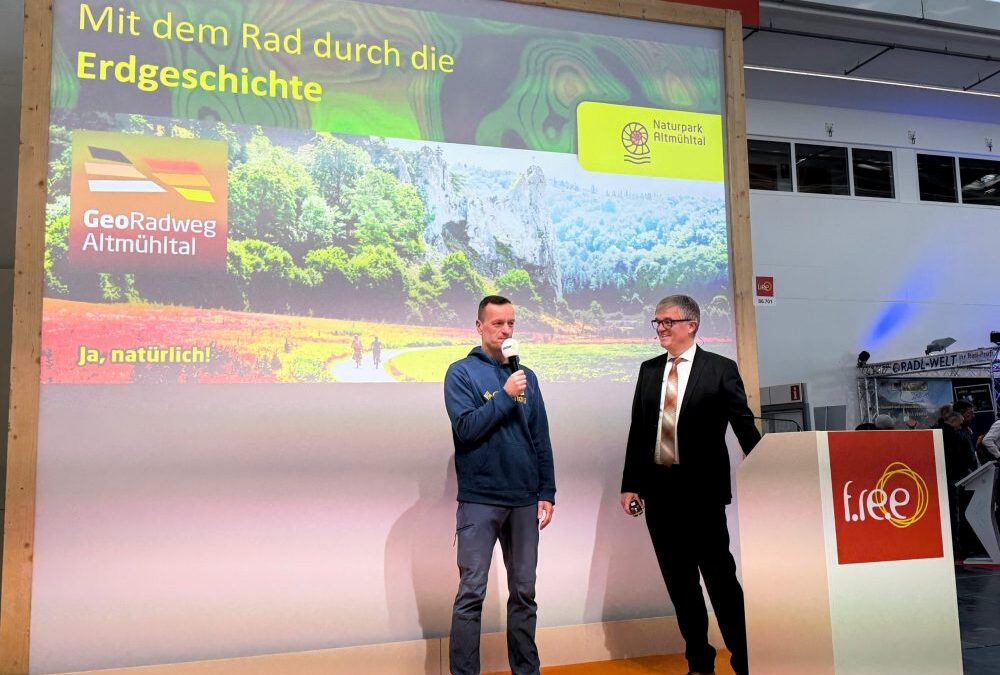 Große Bühne für den GeoRadweg Altmühltal