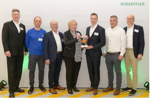 Schaeffler-Werk Gunzenhausen gewinnt Preis für Arbeitssicherheit der Berufsgenossenschaft Holz und Metall