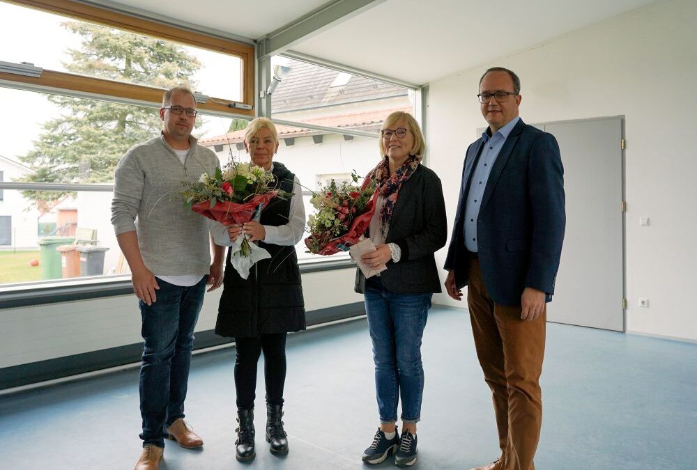 Langjährige Mitarbeiterinnen des Zweckverbands Brombachsee verabschieden sich in den Ruhestand