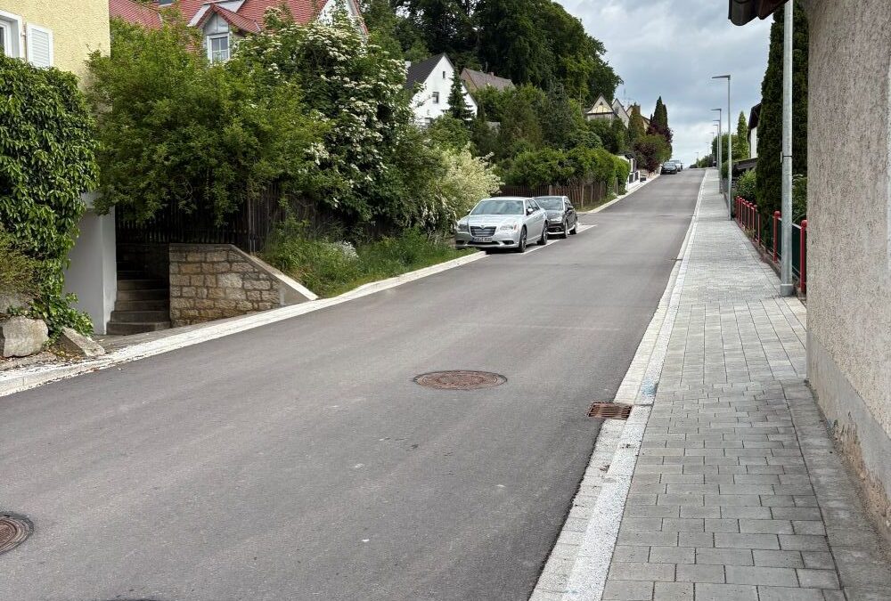Abschluss der Bauarbeiten in der Rappenbergstraße in Treuchtlingen