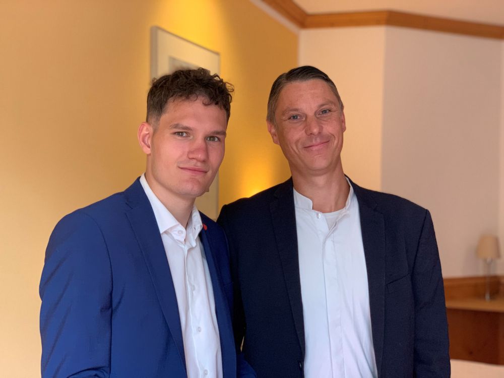 links Fabian Häßler, rechts Shanti Gutheil 01