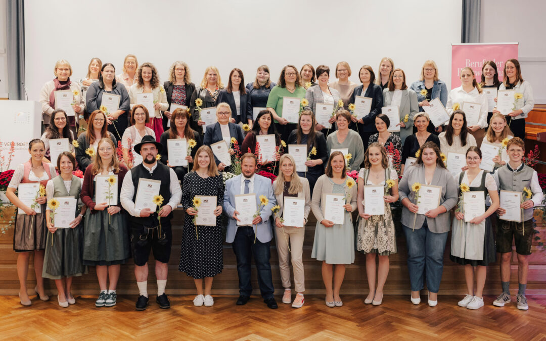 Abschlussfeier im Beruf Hauswirtschaft