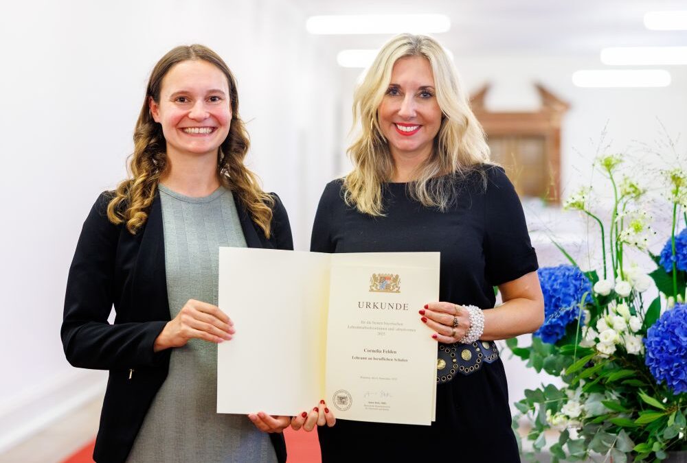 Cornelia Felden ist beste Lehramtsanwärterin