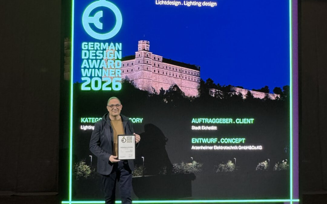 Willibaldsburg – Beleuchtung gewinnt German Design Award