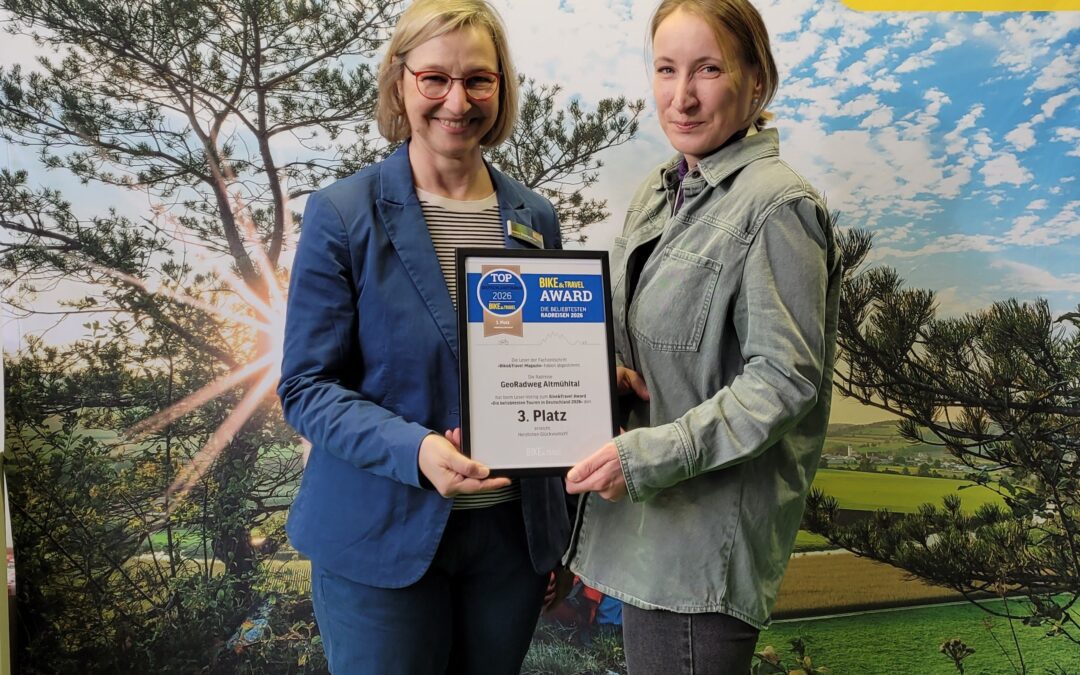 GeoRadweg Altmühltal bei „Bike & Travel Award“ auf Platz 3