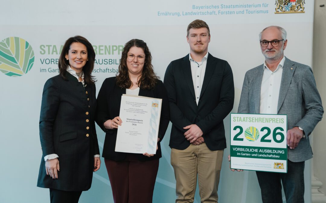 Staatsehrenpreis für die Firma Knauer Garten- und Landschaftsbau