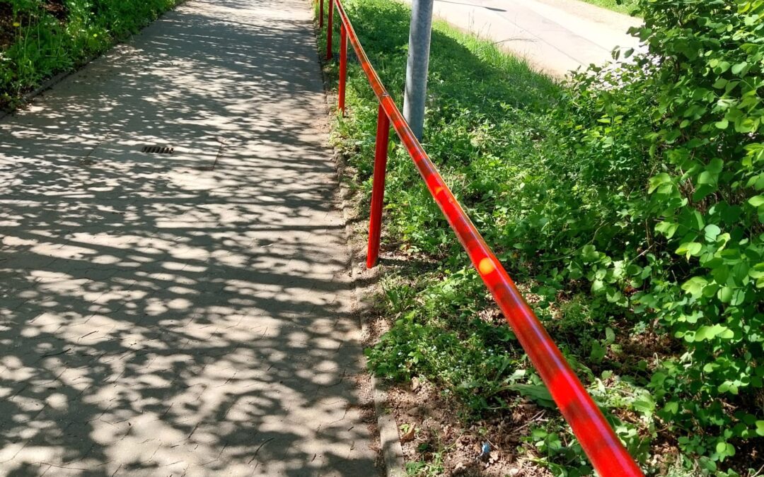 SPD Ellingen packt an: Arbeitsaktion am Bahnhofsvorplatz