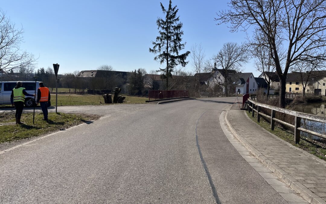 Bauarbeiten auf der WUG 3 in Stopfenheim