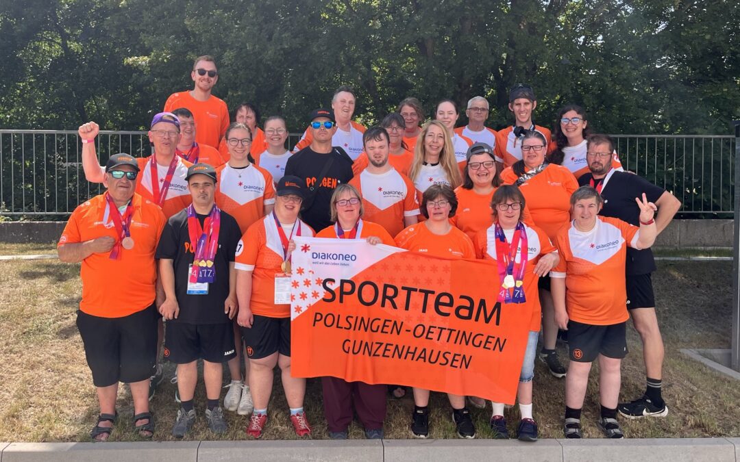 Erfolgreiche Teilnahme der POGGEN bei den Special Olympics Landesspielen