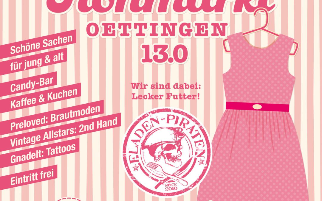 Oettinger Mädelsflohmarkt geht im Oktober in die 13. Runde