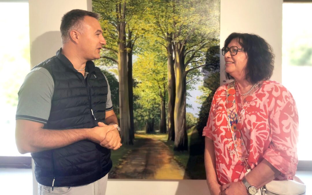 Heidi Fesl in der Städtischen Galerie Pappenheim